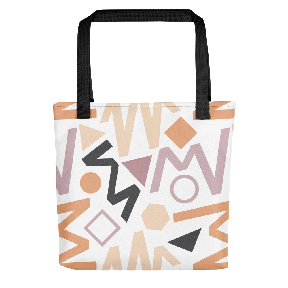 Default Title Soft Geometrical Pattern Tote Bag by Design Express