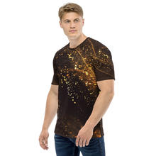 Gold Swirl Men's T-shirt by Design Express