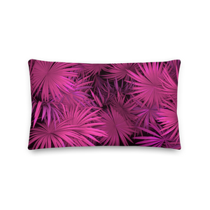 Pink Palm Premium Pillow by Design Express