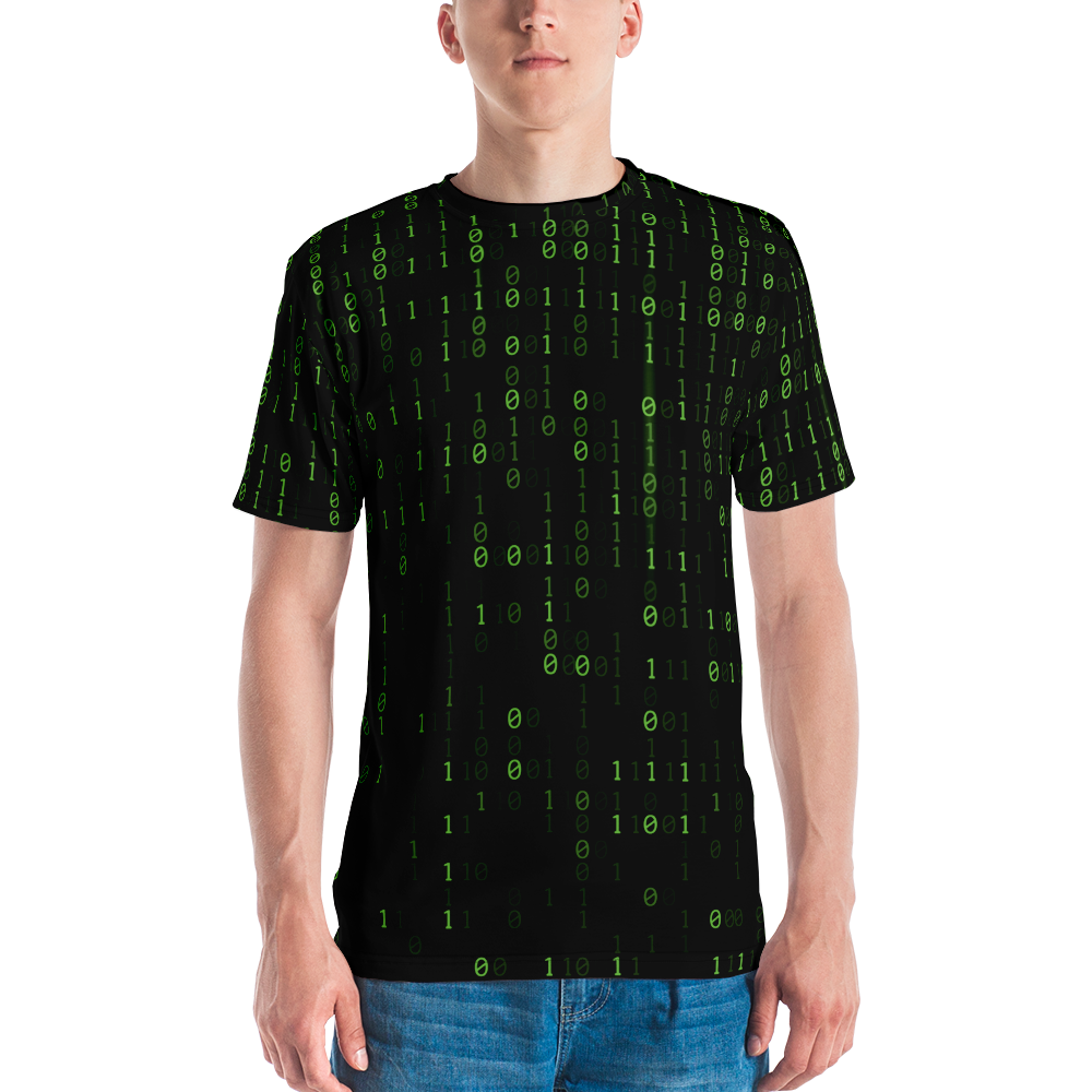 XS Binary Code Men's T-shirt by Design Express