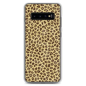 Samsung Galaxy S10+ Yellow Leopard Print Samsung Case by Design Express