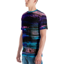 Purple Blue Abstract Men's T-shirt by Design Express