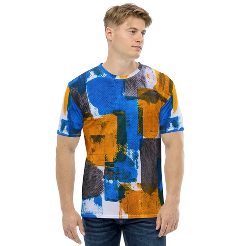 XS Bluerange Abstract Men's T-shirt by Design Express