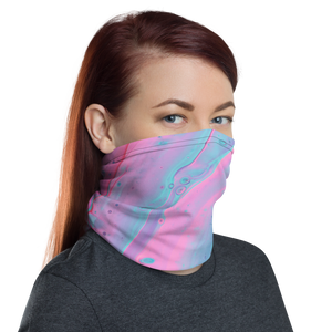 Multicolor Abstract Background Neck Gaiter Masks by Design Express