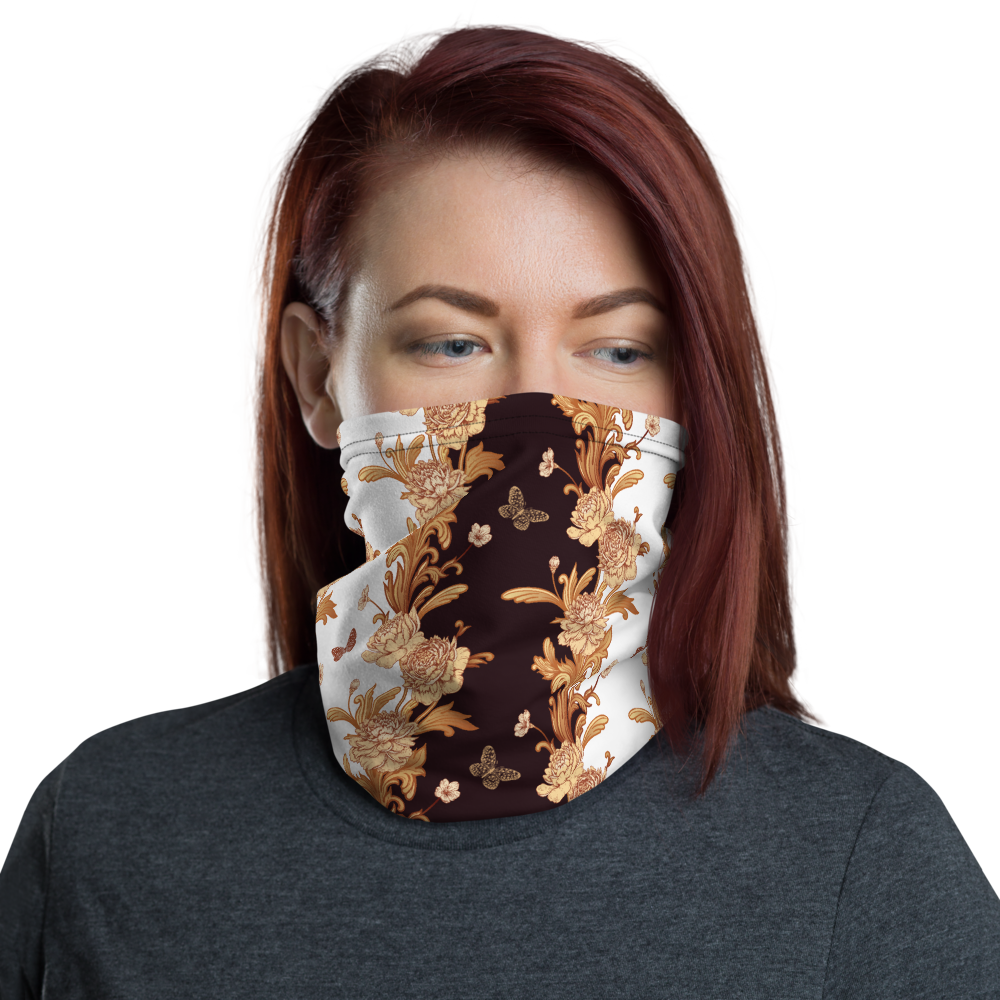 Default Title Gold Baroque Neck Gaiter by Design Express