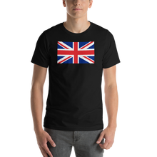 Black / S United Kingdom Flag "Solo" Short-Sleeve Unisex T-Shirt by Design Express