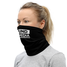 Defund The Media Bold Black Neck Gaiter by Design Express