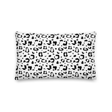 Black & White Leopard Print Premium Pillow by Design Express