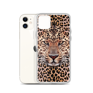 Leopard Face iPhone Case by Design Express