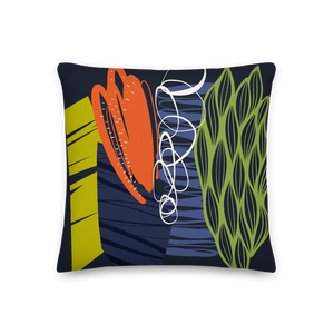 Fun Pattern Square Premium Pillow by Design Express