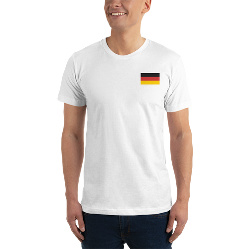 Germany Flag Embroidered T-Shirt by Design Express