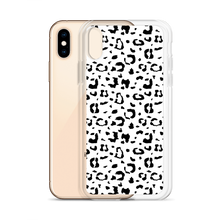 Black & White Leopard Print iPhone Case by Design Express