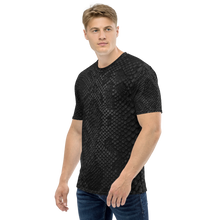 Black Snake Skin Men's T-shirt by Design Express