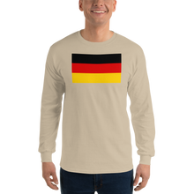 Sand / S Germany Flag Long Sleeve T-Shirt by Design Express