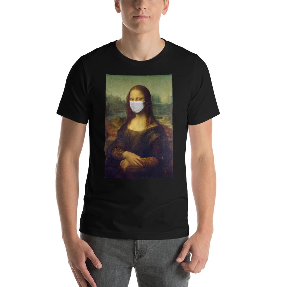 XS Masker Monalisa Unisex T-Shirt by Design Express