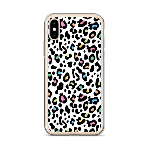 Color Leopard Print iPhone Case by Design Express