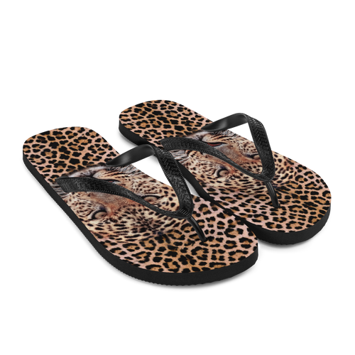 Leopard Face Flip-Flops by Design Express