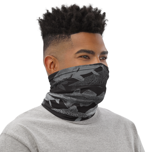 Grey Black Catfish Neck Gaiter by Design Express