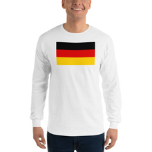 White / S Germany Flag Long Sleeve T-Shirt by Design Express