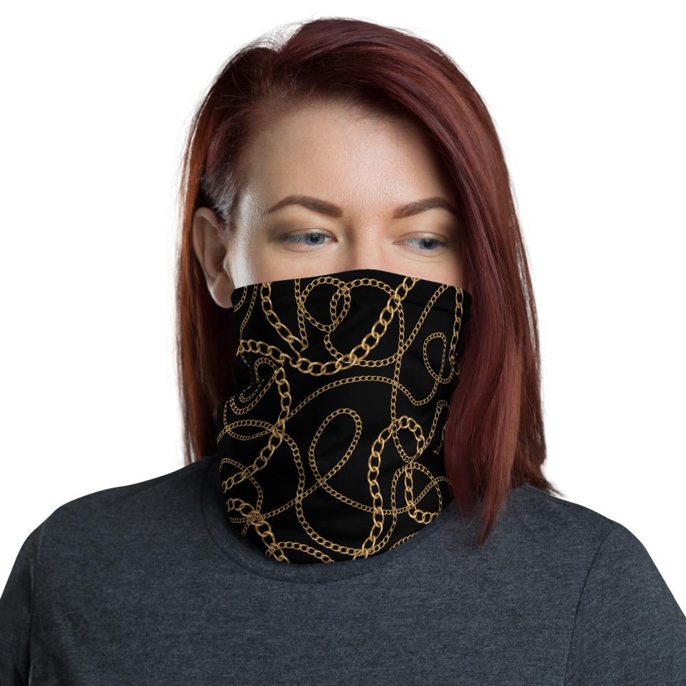 Default Title Golden Chains Neck Gaiter by Design Express