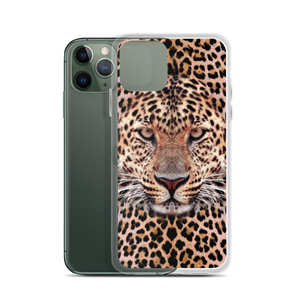 Leopard Face iPhone Case by Design Express