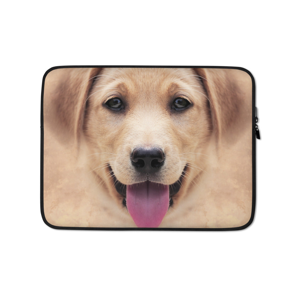 13 in Yellow Labrador Dog Laptop Sleeve by Design Express