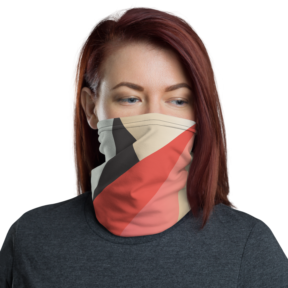 Default Title Geometric Print Neck Gaiter Masks by Design Express