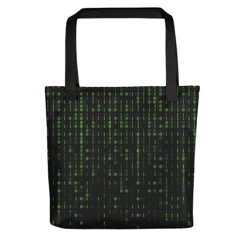 Default Title Binary Code Tote bag by Design Express