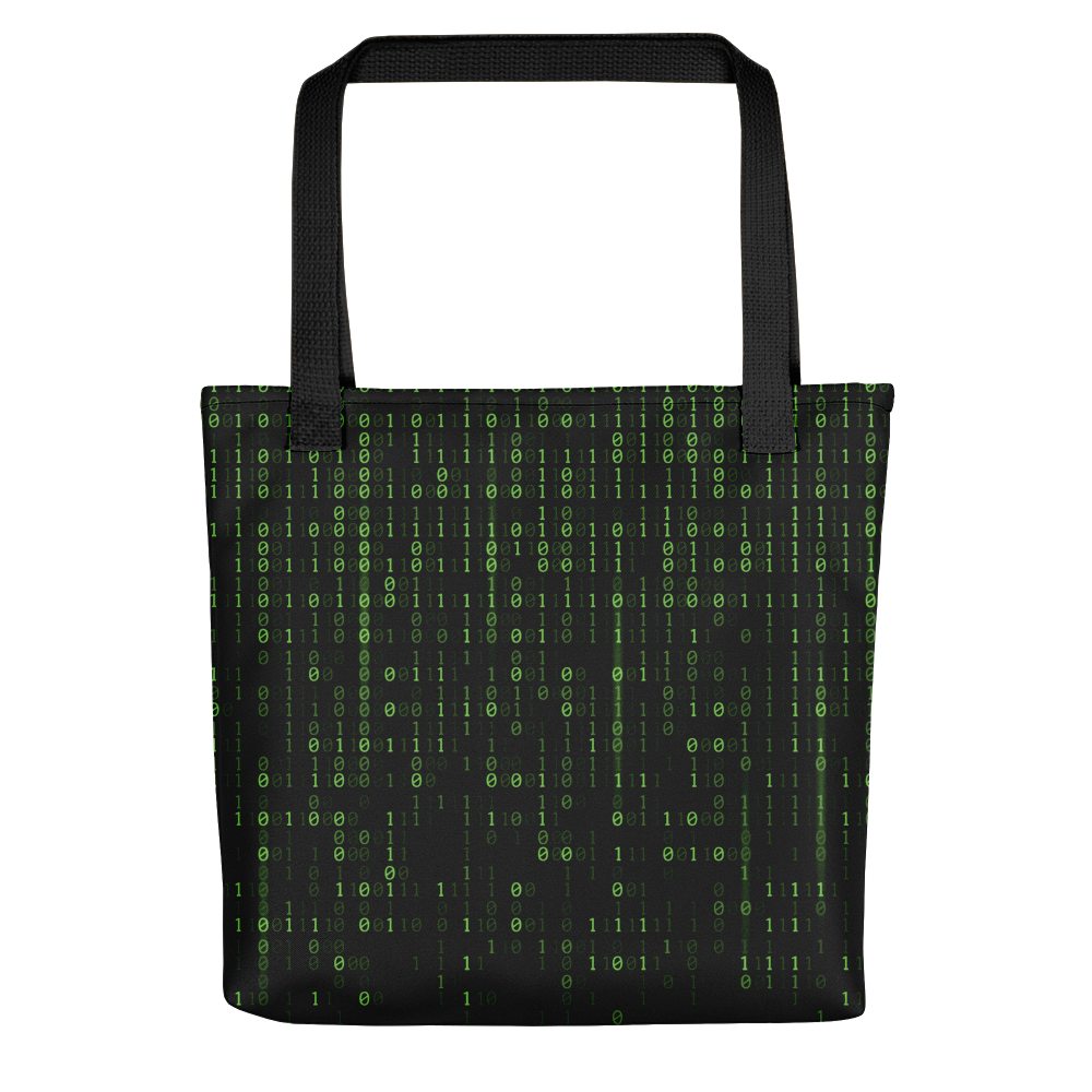 Default Title Binary Code Tote bag by Design Express