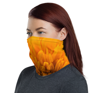 Yellow Flower Neck Gaiter Masks by Design Express