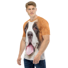 Saint Bernard Dog Men's T-shirt by Design Express