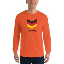 Orange / S Germany "Chevron" Long Sleeve T-Shirt by Design Express