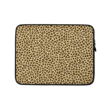 13 in Yellow Leopard Print Laptop Sleeve by Design Express