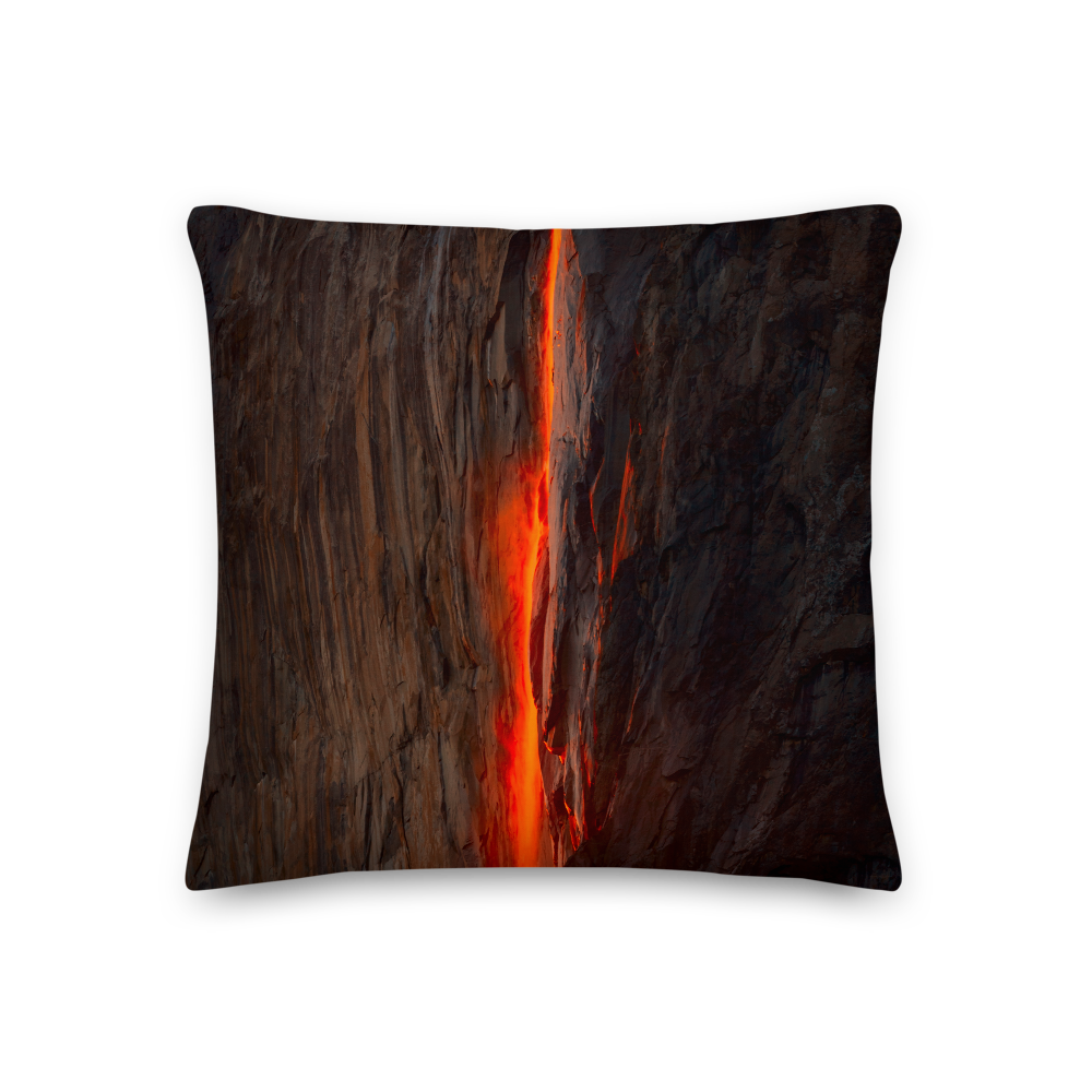 18×18 Horsetail Firefall Square Premium Pillow by Design Express