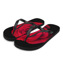 S Charming Red Rose Flip-Flops by Design Express