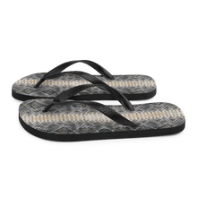 Snake Skin Print Flip-Flops by Design Express
