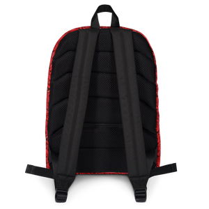 Red Rose Pattern Backpack by Design Express