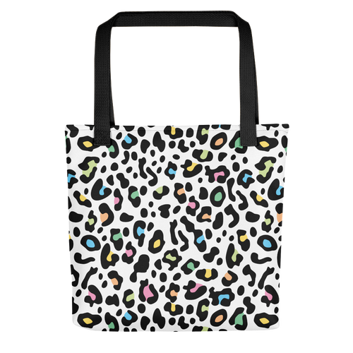 Default Title Color Leopard Print Tote Bag by Design Express