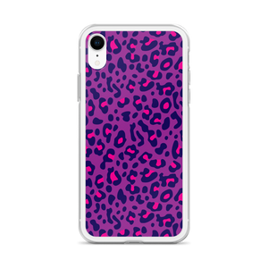 Purple Leopard Print iPhone Case by Design Express