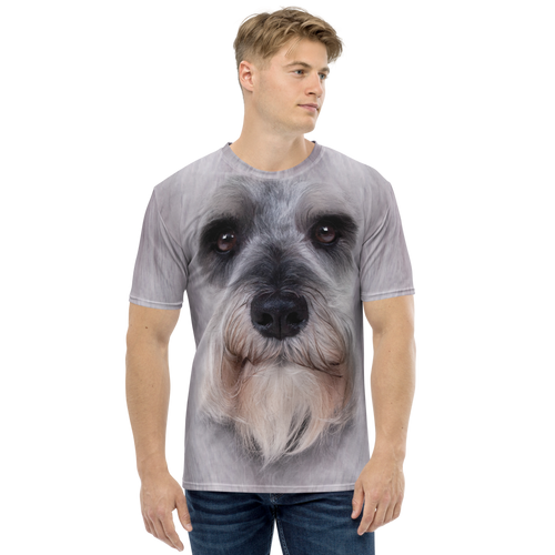 XS Schnauzer Dog Men's T-shirt by Design Express