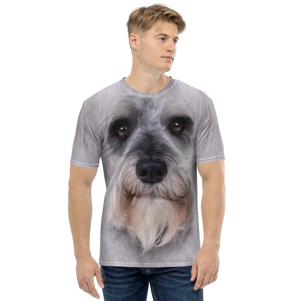 XS Schnauzer Dog Men's T-shirt by Design Express