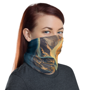 Icelandic Glacial River Neck Gaiter Masks by Design Express