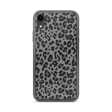 iPhone XR Grey Leopard Print iPhone Case by Design Express