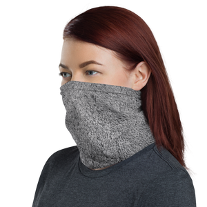 Soft Grey Fur Neck Gaiter Masks by Design Express