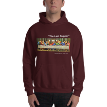 Maroon / S The Last Supper Unisex Dark Hoodie by Design Express