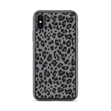 iPhone X/XS Grey Leopard Print iPhone Case by Design Express