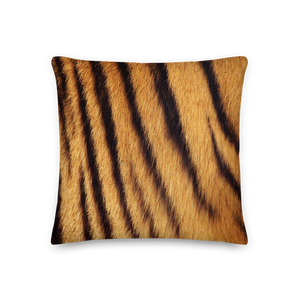 Tiger "All Over Animal" 4 Square Premium Pillow by Design Express