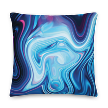 Lucid Blue Square Premium Pillow by Design Express