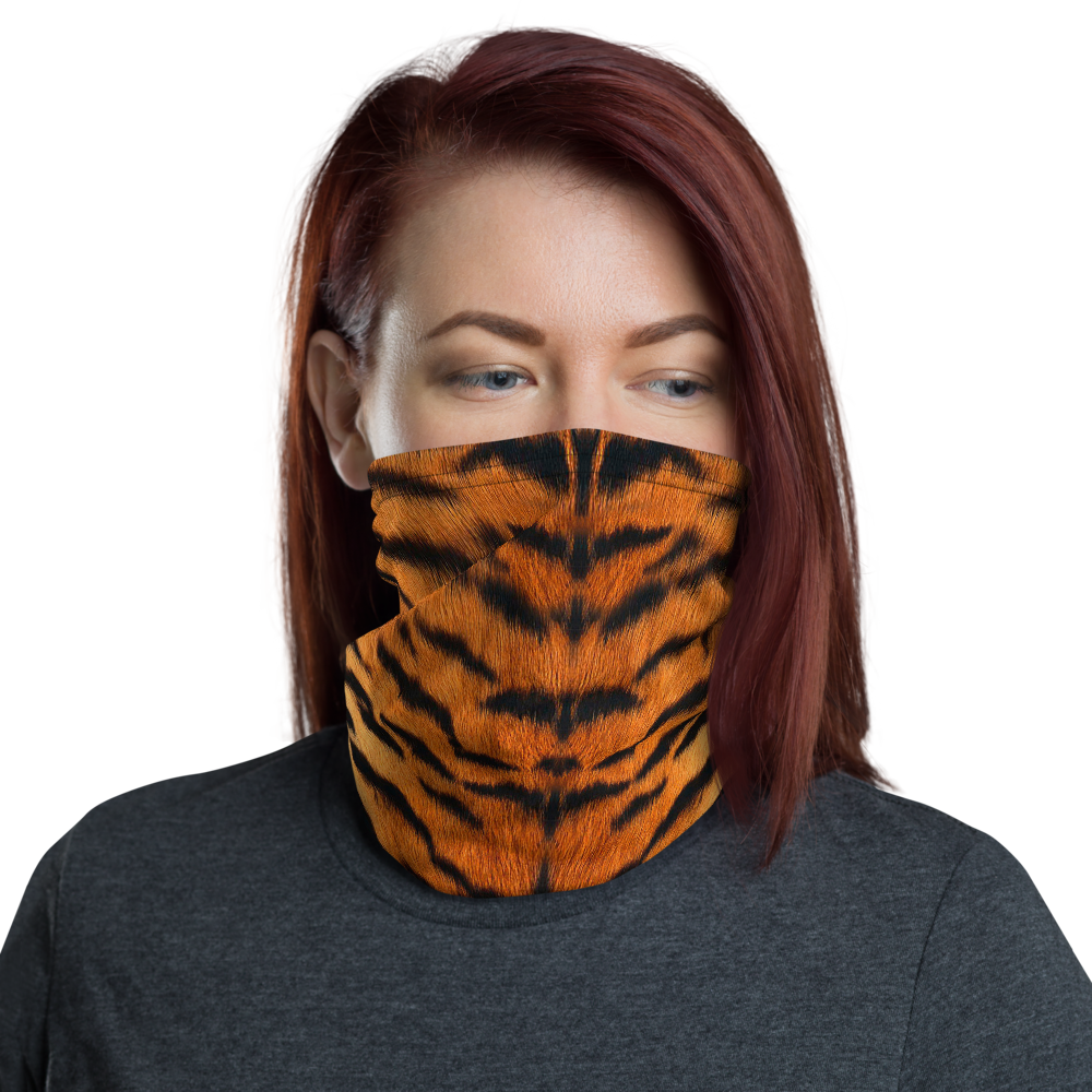 Default Title Tiger Texture Neck Gaiter Masks by Design Express