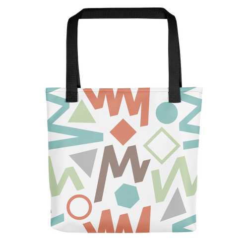 Default Title Soft Geometrical Pattern 02 Tote Bag by Design Express